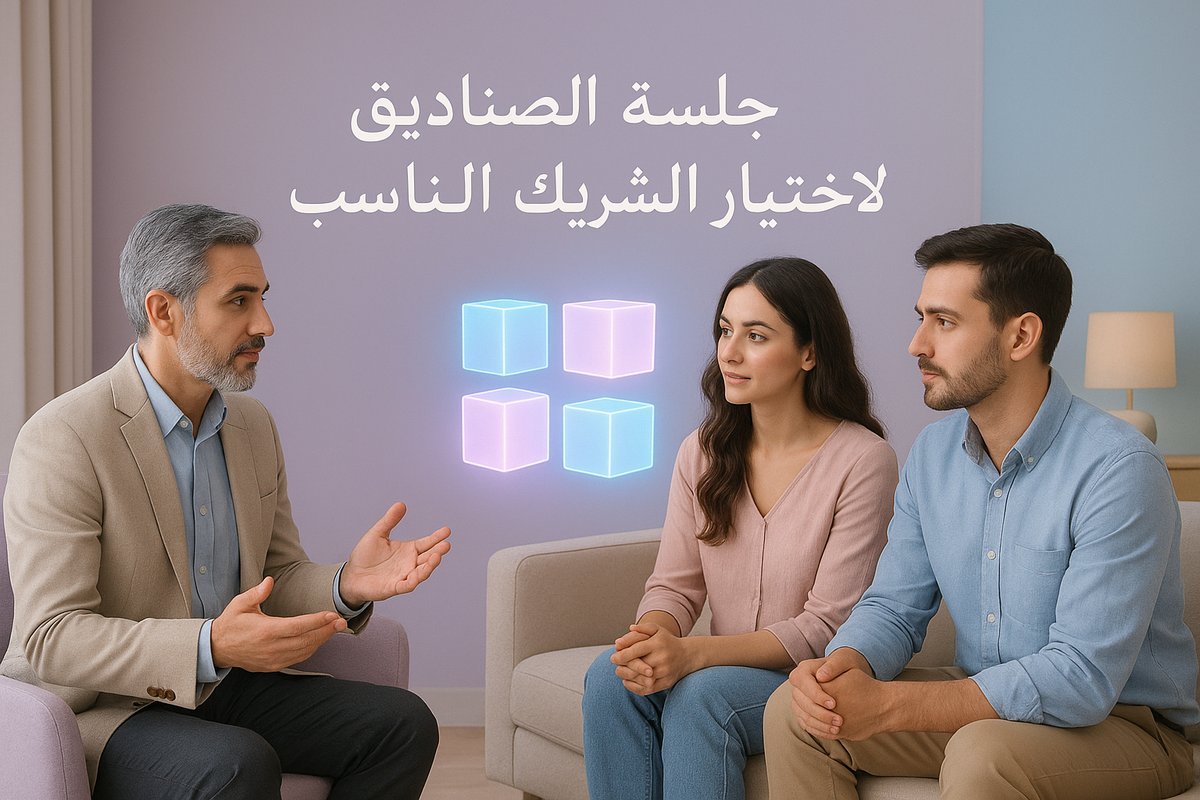 جلسة الصناديق لاختيار الشريك المناسب – ساعة ونصف